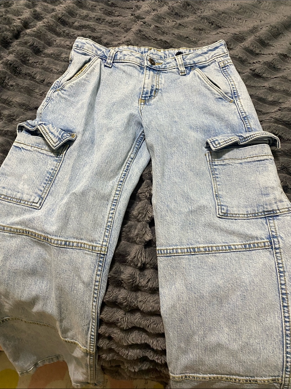 Target Light Blue Kids Cargo Jeans